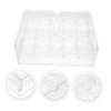 DOITOOL Acrylic Poker Chips Storage Box Lid 200-Count Organizer Tray for Poker Chips view 2