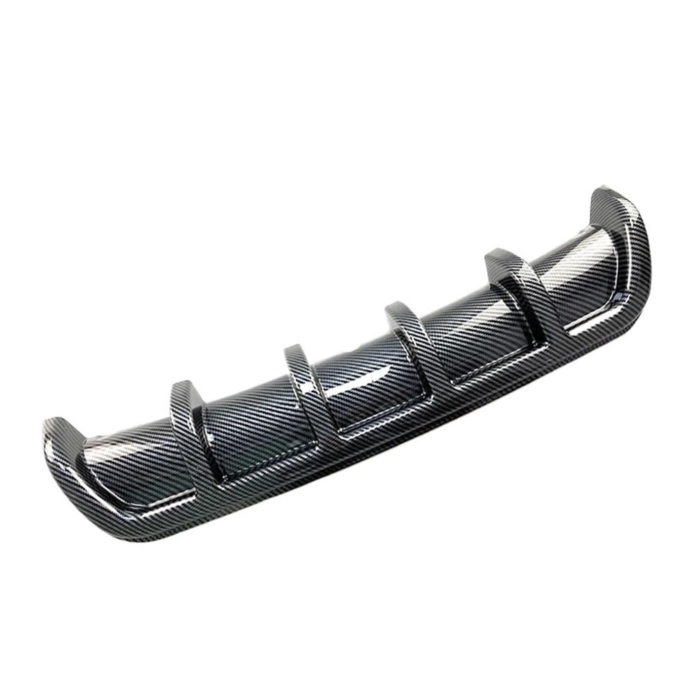 Car Rear Diffuser Deflector Bumpers Spoiler Wing Glossy Black Carbon ABS Styling Accessories(Carbon)