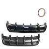 Car Rear Diffuser Deflector Bumpers Spoiler Wing Glossy Black Carbon ABS Styling Accessories(Carbon) view 2