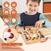 Busy Board with 19 LED Light Switches, Montessori Toys for 1 2 3 Years Old, Wooden Sensory Board, Toddlers Activity Travel Toys for 1 2 3 Year Old Boy & Girl Birthday Gift (Big) view 3