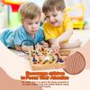 Busy Board with 19 LED Light Switches, Montessori Toys for 1 2 3 Years Old, Wooden Sensory Board, Toddlers Activity Travel Toys for 1 2 3 Year Old Boy & Girl Birthday Gift (Big) view 4