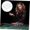 Housoutil Crylic Poker Chip Tray Poker Chips Organizer Box 200 Poker Chips Storage Container view 2