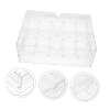 Housoutil Crylic Poker Chip Tray Poker Chips Organizer Box 200 Poker Chips Storage Container view 4
