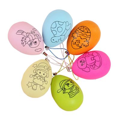 BESPORTBLE 24pcs Handmade Graffiti Easter Eggs Creative Painting Kit for Boys and Girls Ornaments for Easter Decor and Fun Activities