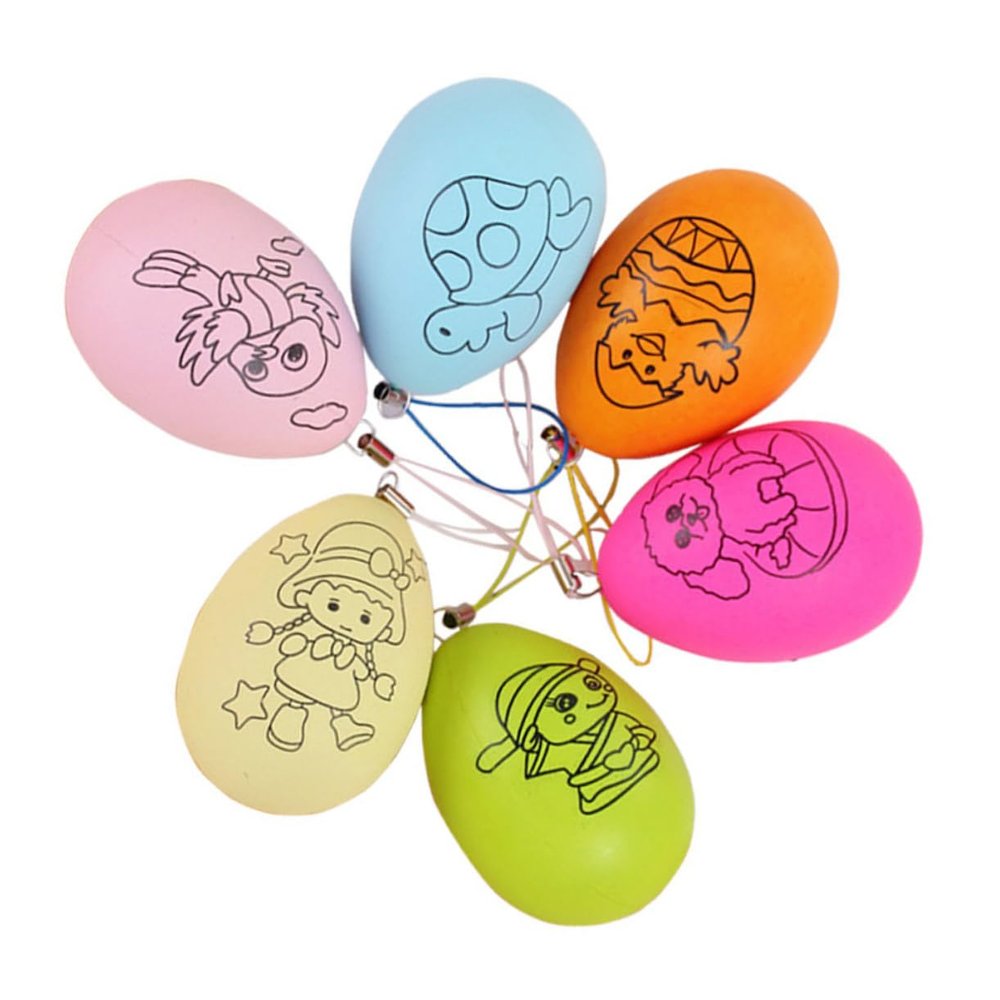 BESPORTBLE 24pcs Handmade Graffiti Easter Eggs Creative Painting Kit for Boys and Girls Ornaments for Easter Decor and Fun Activities