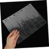 VILLFUL 10sheets Stamps Collecting Pages Break Resistance Stamp Holder for Binder Coin Collectors Album Pages Storage Pocket view 4
