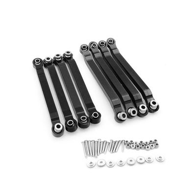 D90 D96 MN98 MN99S MN45 Metal Chassis Link Rod Pull Rod Tie Rod Linkage RC Car Upgrades Parts Accessories(Black)