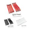 D90 D96 MN98 MN99S MN45 Metal Chassis Link Rod Pull Rod Tie Rod Linkage RC Car Upgrades Parts Accessories(Black) view 2