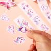 1000pcs Unicorn Stickers Roll, Cartoon Self-Adhesive Unicorn Decals for Water Bottles, 8 Designs DIY Craft Labels Scrapbook Supplies for Office Party Reward Laptop Luggage Envelope Seals view 4