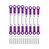 C14 C24 MN D90 MN99S Metal Chassis Link Rod Pull Rod Tie Rod Linkage RC Car Upgrades Parts Accessories(Purple) view 1