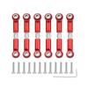 1/18 RC Car Upgrades Parts Accessorie A959 A959-B A949 A969 A979 K929 Metal Front Rear Tie Rod Linkage Servo Link Rod Set(Red) view 1