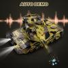 Supdex 1/24 RC Tank -2.4Ghz Remote Control Army Tank with 360Rotating Turret, Auto Demo, Sound & Smoke & Light, Military Vehicles Model Gift for Boys 6-8 view 4