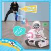 ENERGIZE LAB Panxer - RC Battle Tank Compatible with Eilik Robots Blue/Pink/DQ/Sliver, Crawler Car Toys with LED Lights and 2.4Ghz Remote Control, Single and Multi-Player Party Play Mode (Pink) view 4