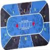 J3DFGFLR Portable Poker Table Top Poker Tablecloth Rubber Poker Table Pad Anti-Slip Poker Tabletop Layouts Mat Fun Game Night Supplies - Cool Casino Gift for Kid view 1