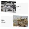 VILLFUL 6sheets Transparent Storage Album Pages Organizer for Stamp Collectors for Collecting Enthusiasts view 3