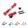 RC Car Upgrade Parts 144001 144002 144010 124007 124016 124017 124018 124019 Metal Steering Servo Arm Horn Servo Link Rod(Grey) view 2