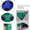 Portable Poker Table Top Poker Table Layout Portable Rubber Poker Mat Professional Poker Mat Non-Slip and Folding Poker Card Tabletop Layout Fun Game Night Supplies - Cool Casino Gift for Kid (A ) view 4