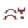 C64 C64-1 Metal Link Rod Mount Pull Rod Bracket Servo Mount Base 1/16 RC Car Upgrade Parts Accessories(Red) view 1