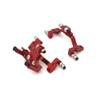 C64 C64-1 Metal Link Rod Mount Pull Rod Bracket Servo Mount Base 1/16 RC Car Upgrade Parts Accessories(Red) view 3