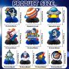10 Pcs Space Party Decorations,Double Sided Space Centerpieces Space Party Favors for Birthday Home Outside Space Planet Themed Supplies view 2