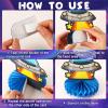 10 Pcs Space Party Decorations,Double Sided Space Centerpieces Space Party Favors for Birthday Home Outside Space Planet Themed Supplies view 3