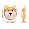 Vobumix Shiba Inu Mask Cute Dog Mask Animal Cosplay Mask Halloween Dress Up Accessory for Masquerade Carnival Tricky Party Prop view 2