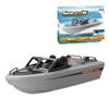 Actualia 1/12 Scale RC Boat for Adults, 2.4GHz Remote Control Karting Boat, 8KM/H Racing Boats Toy for Pools Lakes River (RTR Version) view 1