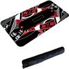 J3DFGFLR Portable Poker Table Top Felt Game Table Poker Mat Portable Rubber Non-Slip Poker Table for Poker Games Fun Game Night Supplies - Cool Casino Gift for Kid