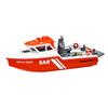 Actualia 1:32 Scale RC Rescue Boat, 2.4G Remote Control Electric Watercraft, 8KM/H High-Speed Simulation Waterproof Racing Boats Model Adults Gift for Pools & Lakes view 2