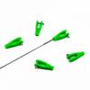 5PCS RC Airplane Servo Linkage Rod Clevis Coupler U-Shaped Nylon Clamp with Screws for RC Plane Helicopter DIY Model Aircraft Pushrod Connecting Part (for 2mm Rod Green) view 2