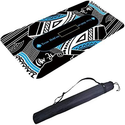 Portable Poker Table Top 70" X 35" Portable Rubber Foam Poker Tabletop Layout Mat Texas Holdem Poker Mat with Carrying Bag Poker Games Fun Game Night Supplies - Cool Casino Gift for Kid ( 35*70inch)