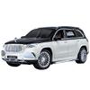 1/24 Scale Benz GLS600 SUV Toy Car, Zinc Alloy Diecast Car Model with Sound Light and Pull Back Function, Collectible Children's Toy Vehicles for Boys Adults Gift view 1