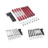 D90 D96 MN98 MN99S MN45 Metal Chassis Link Rod Pull Rod Tie Rod Linkage 1/12 RC Car Upgrades Parts Accessories(Black) view 2