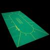 J3DFGFLR Portable Poker Table Top Poker Tablecloth 10 Players Poker Mat Layouts Table Cloth Tabletop Casino Felt Fun Game Night Supplies - Cool Casino Gift for Kid view 4