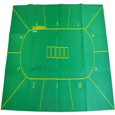 Portable Poker Table Top 1Pc 18090Cm Poker Table Cloth Texas Hold'em Poker Layouts Tablecloth Felt 10 Players Poker Mat/Tapis Poker Poker Table Layout Fun Game Night Supplies - Cool Casino Gift for Ki