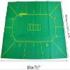 Portable Poker Table Top 1Pc 18090Cm Poker Table Cloth Texas Hold'em Poker Layouts Tablecloth Felt 10 Players Poker Mat/Tapis Poker Poker Table Layout Fun Game Night Supplies - Cool Casino Gift for Ki view 3