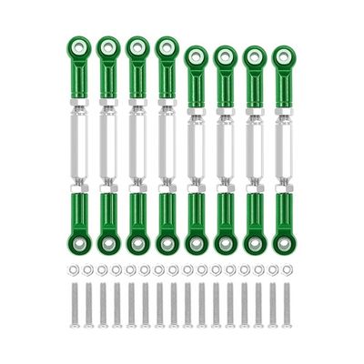 C14 C24 MN D90 MN99S Metal Chassis Link Rod Pull Rod Tie Rod Linkage RC Car Upgrades Parts Accessories(Green)