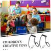 GALPADA 2sets Boy Girl Detective Earphone Mic Playthings of Realistic Props for Boy Girl Safe and Engaging Pretend Toys for Boys and Girls for Detective Costume and Imaginative Play view 3