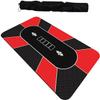 Portable Poker Table Top 1.8 X 0.9M Baccarat Poker Thickening Mat Various Pattern Rubber Gaming Pad Casino Card Game Poker Felt Table Cover Fun Game Night Supplies - Cool Casino Gift for Kid (A ) view 1