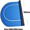 J3DFGFLR Portable Poker Table Top 18090cm Rubber Tablecloth Baccarat Chip Table Mat Poker Gam Mat Blue Table Cloth Poker Tablecloth Fun Game Night Supplies - Cool Casino Gift for Kid view 2