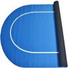 J3DFGFLR Portable Poker Table Top 18090cm Rubber Tablecloth Baccarat Chip Table Mat Poker Gam Mat Blue Table Cloth Poker Tablecloth Fun Game Night Supplies - Cool Casino Gift for Kid view 3