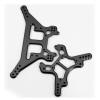 BENMAZ Aluminum Alloy Front & Rear Shock Tower Shock Mounts Upgrade Parts for Arrma 1/8 Kraton Outcast Senton Talion Notorious 6S BLX (Black) view 3