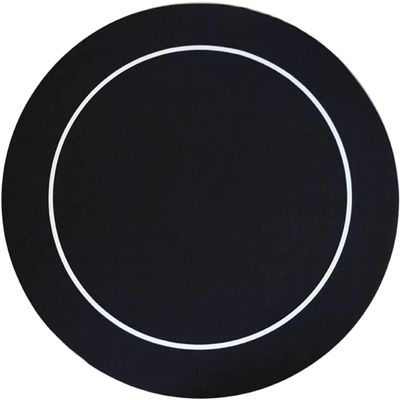 Portable Poker Table Top 138Cm Black Table Cloth Round Rubber Mat Poker Game Table Casino Layout Poker Cloth with Shoulder Bag Poker Game Mat Fun Game Night Supplies - Cool Casino Gift for Kid