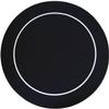 Portable Poker Table Top 138Cm Black Table Cloth Round Rubber Mat Poker Game Table Casino Layout Poker Cloth with Shoulder Bag Poker Game Mat Fun Game Night Supplies - Cool Casino Gift for Kid view 1