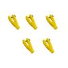 5PCS RC Airplane Servo Linkage Rod Clevis Coupler U-Shaped Nylon Clamp with Screws for RC Plane Helicopter DIY Model Aircraft Pushrod Connecting Part (for 2.5mm Rod Yellow) view 1