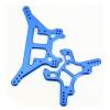 BENMAZ Aluminum Alloy Front & Rear Shock Tower Shock Mounts Upgrade Parts for Arrma 1/8 Kraton Outcast Senton Talion Notorious 6S BLX (Blue) view 3
