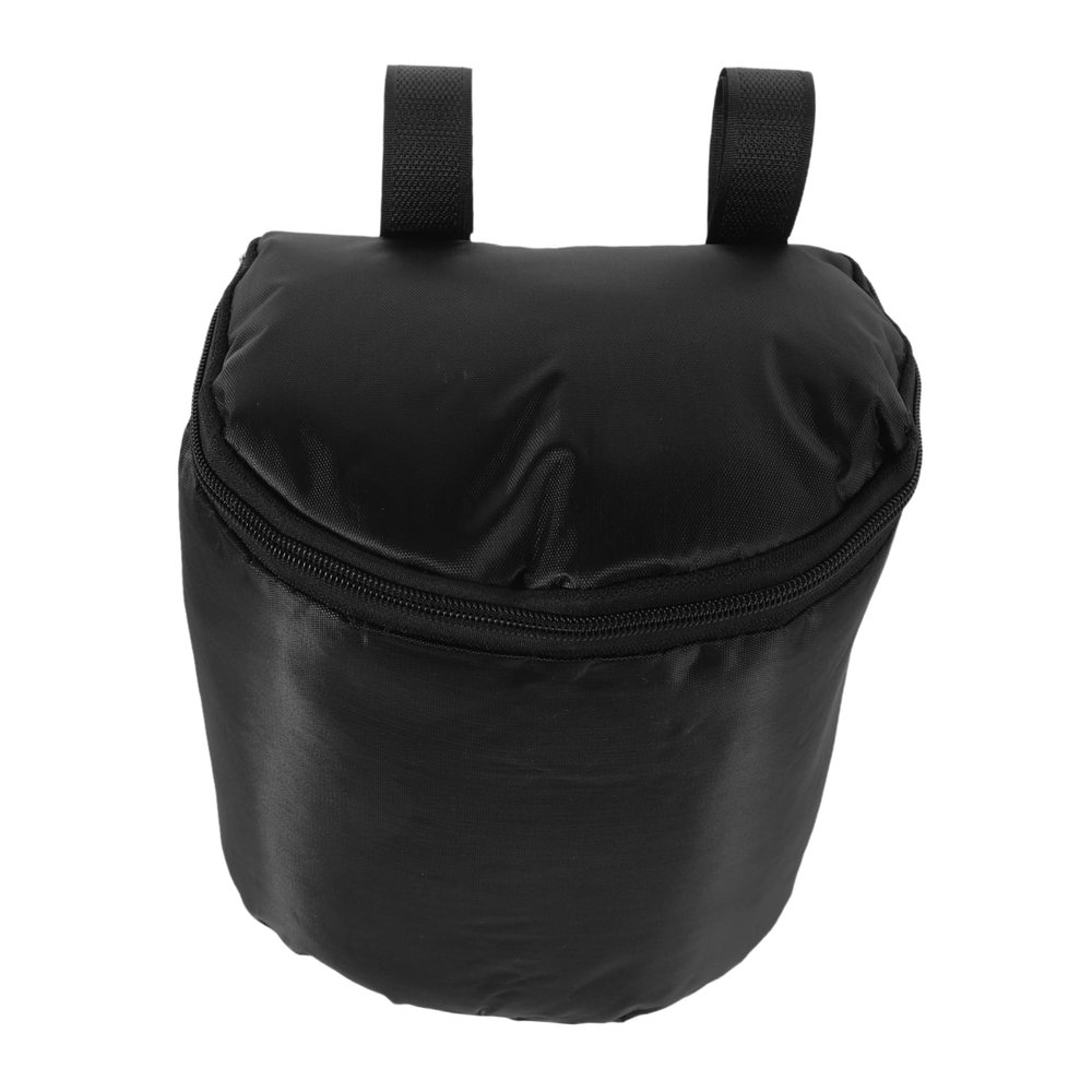 Abaodam Lightweight Stroller Organizer Bag with Cup Holder Versatile Hanging Storage for Essentials Easy to Install for Diapers Bottles and Wipes