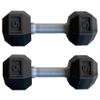 2 Pcs Dumbbells for Baby, 1.8x4.7 In Silicone Hand Weight Lifting Set for Fitness Exercise Funny Sport Toys for Toddlers (Black) view 2