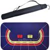 J3DFGFLR Portable Poker Table Top Foldable Poker Card Tabletop Layout Portable Anti-Slip Rubber Board Game Mat Felt Game Table Cover Fun Game Night Supplies - Cool Casino Gift for Kid (Color : C) view 1