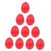 ABOOFAN Easter Egg Decorations 10 Handmade Wooden Eggs Red Easter Egg Dye Kit view 1